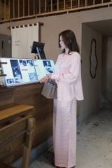 Set Bà Ba Họa Tiết Tay Phồng