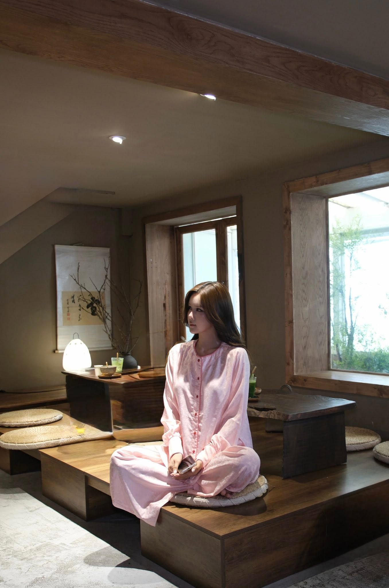 Set Bà Ba Họa Tiết Tay Phồng