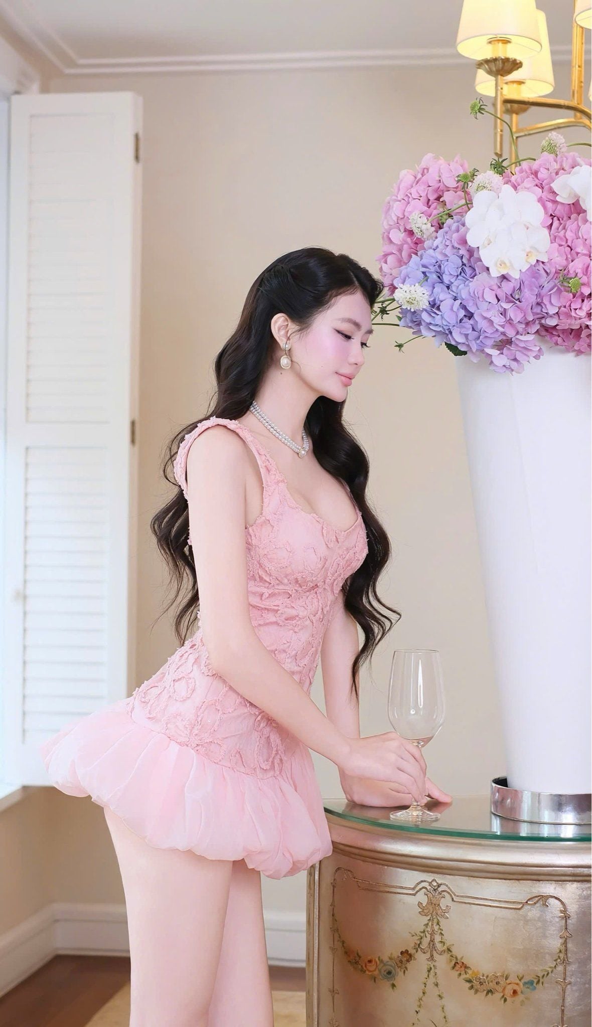 Đầm Tùng Bí Hoa Nổi