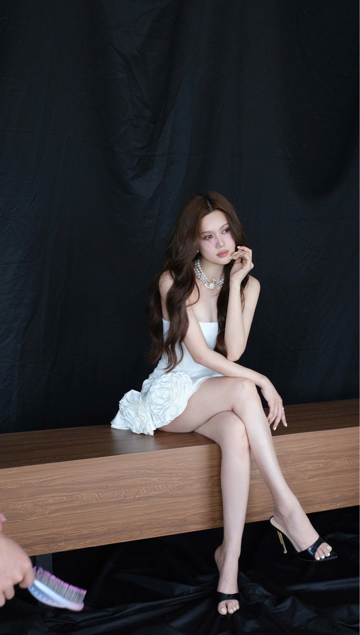 Đầm Cup Kết Hoa Tà Xéo