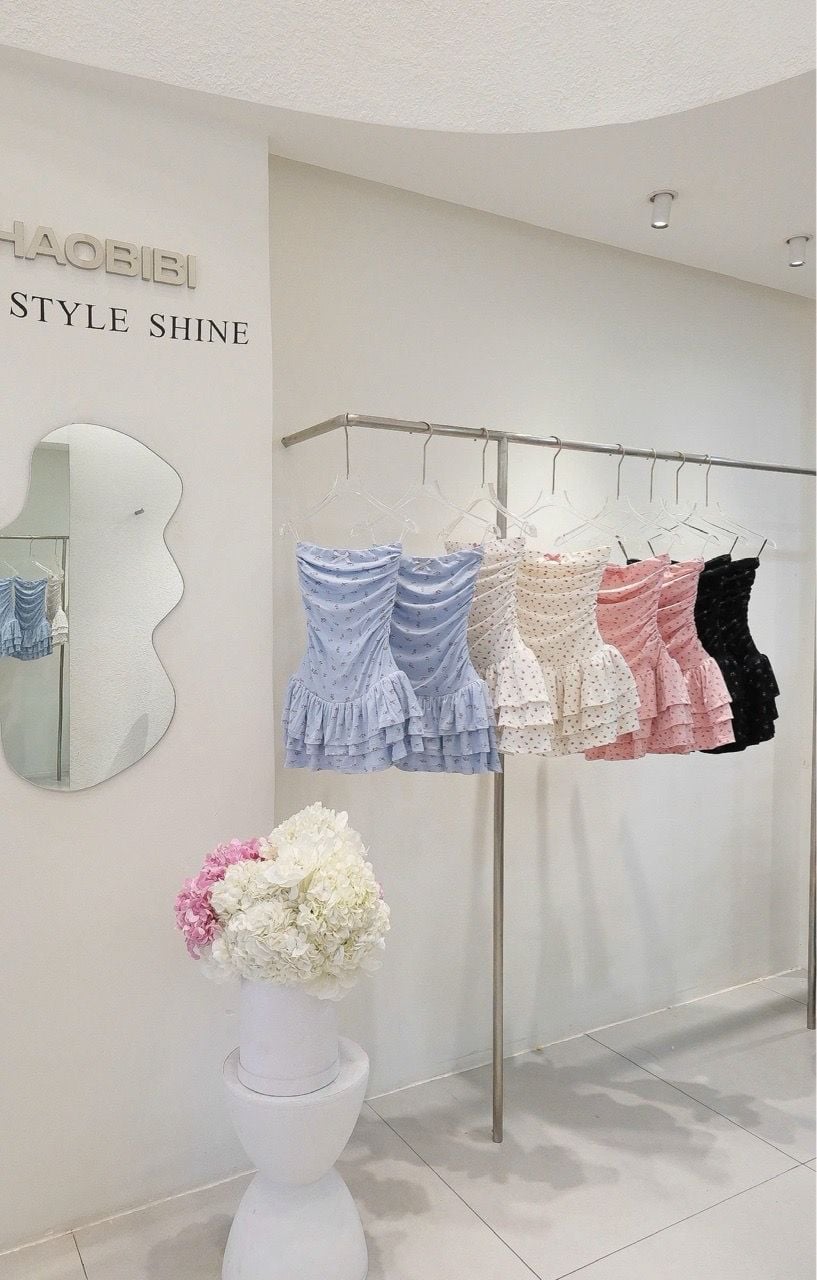 Đầm Ống Bèo Hoa Nhí