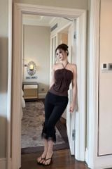 Quần Ngố Phối Ren Nơ
