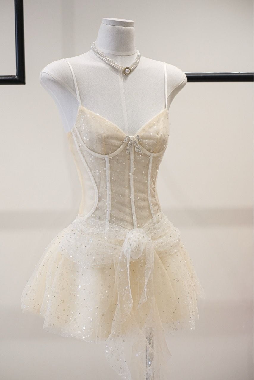 Đầm Kết Kim Sa Kèm Charm