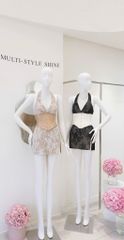 Set Áo Yếm Ren Nền Hoa