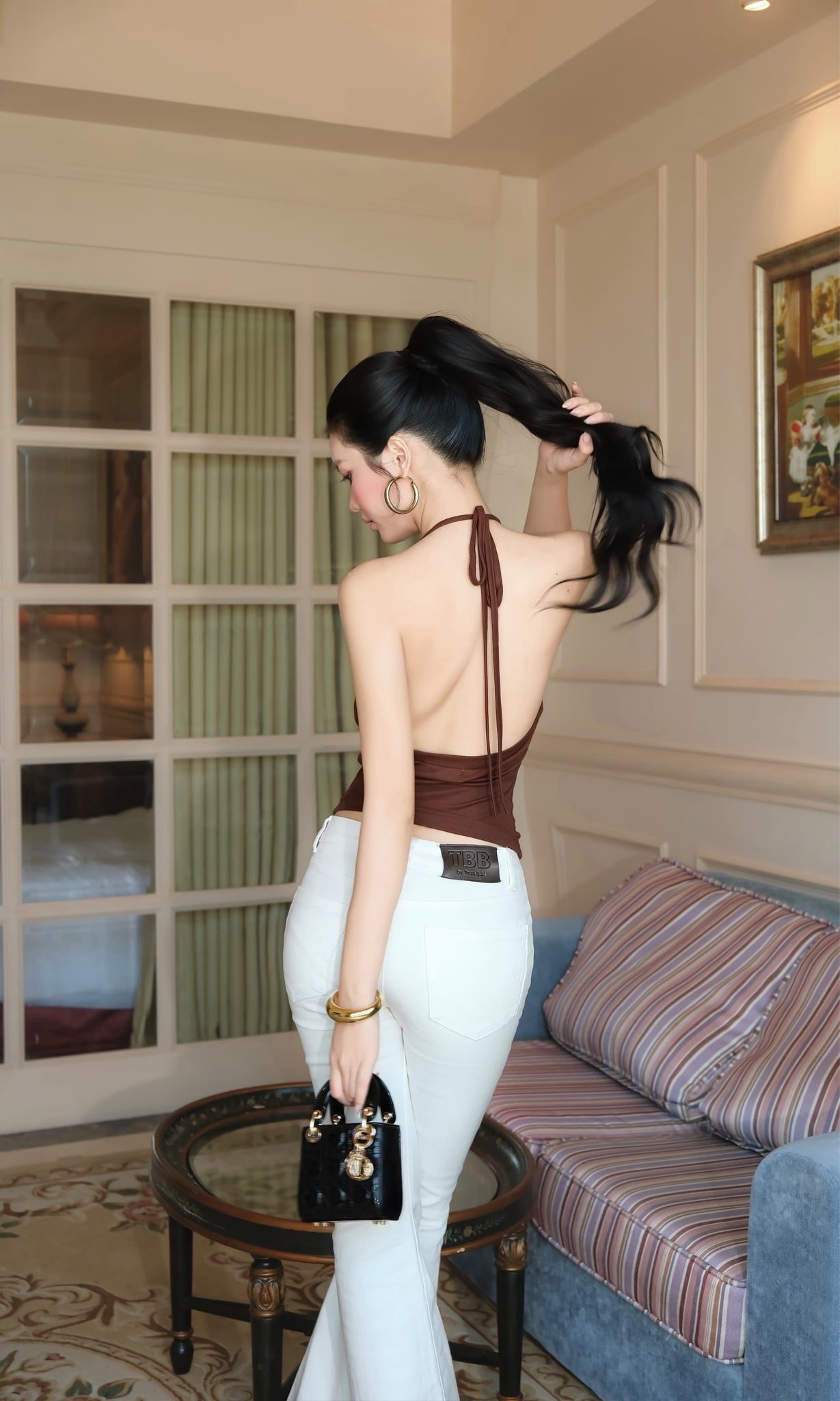 Quần Jean Dài Ống Loe