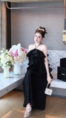 Đầm Yếm Voan Tầng Kèm Charm