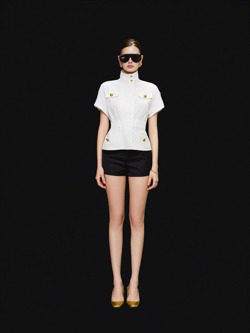 Áo Turtleneck With Patch Pocket