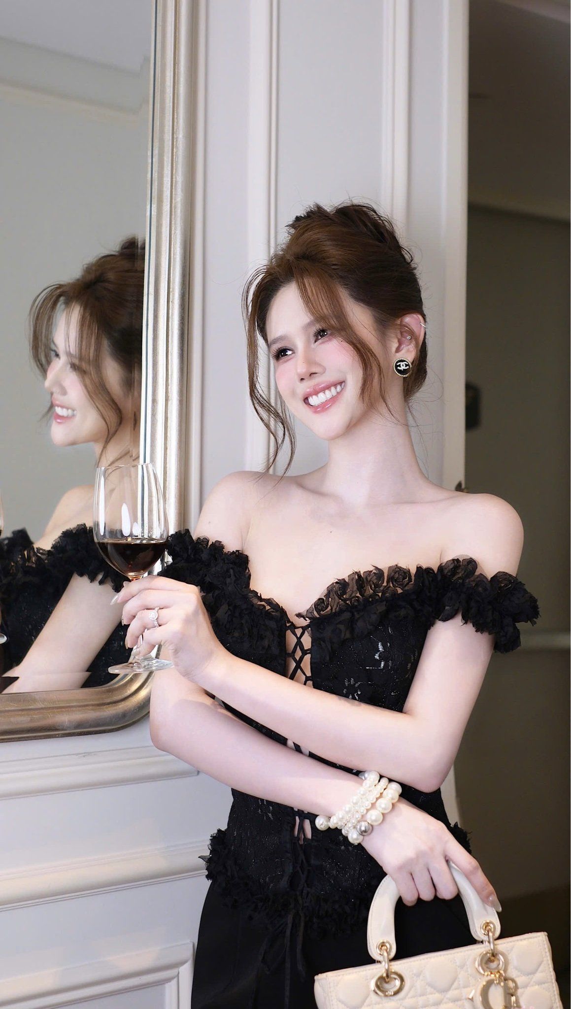 Áo Ren Đan Dây Bẹt Vai