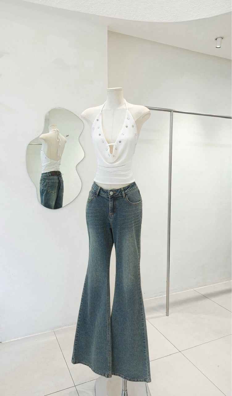 Quần Jean Dài Ống Loe