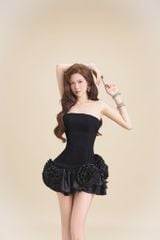 Đầm Cup Kết Hoa Tà Xéo