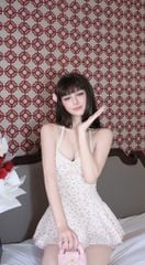 Đầm Yếm Hoa Nhí Viền Ren