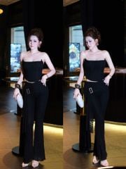 Set Áo Cup Ren Quần Loe