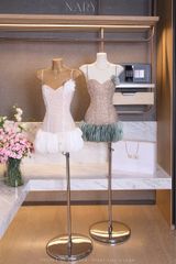 Đầm Lưới Kim Sa Kèm Hoa