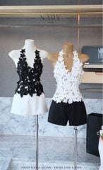 Áo Yếm Lưới Kết Hoa