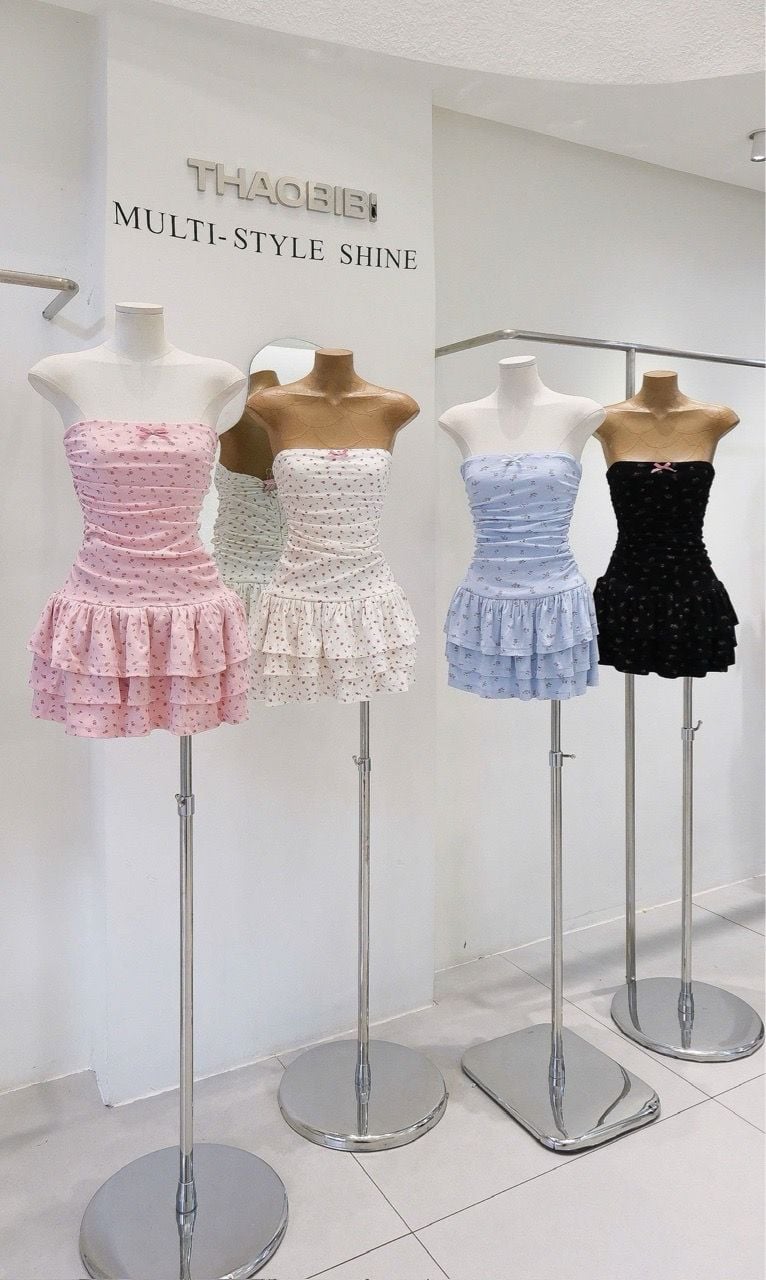 Đầm Ống Bèo Hoa Nhí