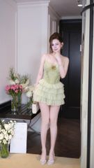 Đầm Ren Tầng Đính Hoa