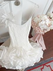 Đầm 2S Bèo Nhúng Kèm Hoa