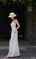 Đầm 2S Viền Ren Cổ V