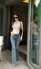 Áo Yếm Voan Corset Viền Đá