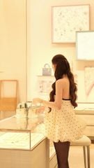 Đầm Babydoll Chấm Bi