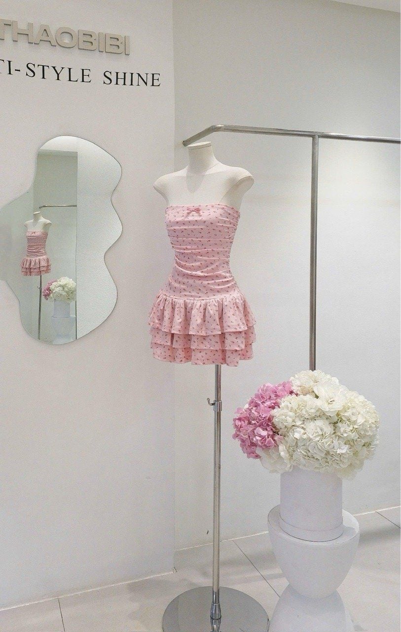 Đầm Ống Bèo Hoa Nhí