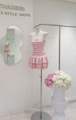 Đầm Ống Bèo Hoa Nhí