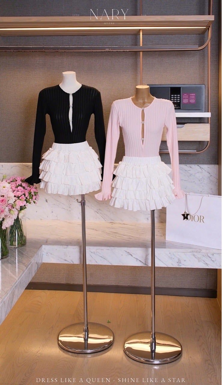 Áo TD Hở Ngực Đính Charm