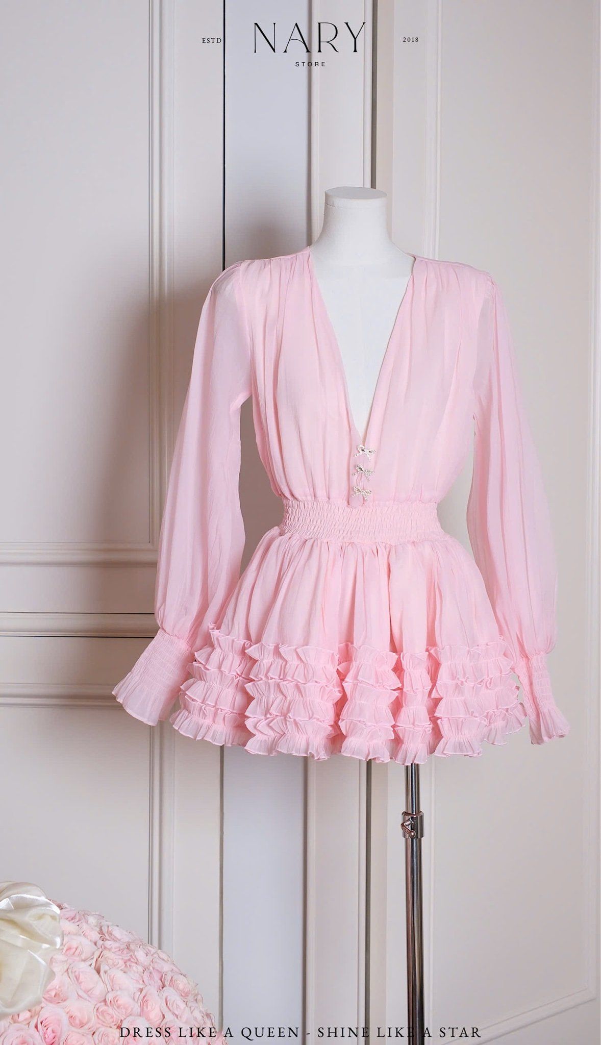 Đầm Voan TD Tầng Bèo