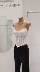 Áo 2S Ren Hoa Tà Nhọn