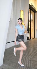 Áo Thun Cổ SM Tay Con