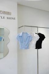 Áo Thun Cổ SM Tay Con