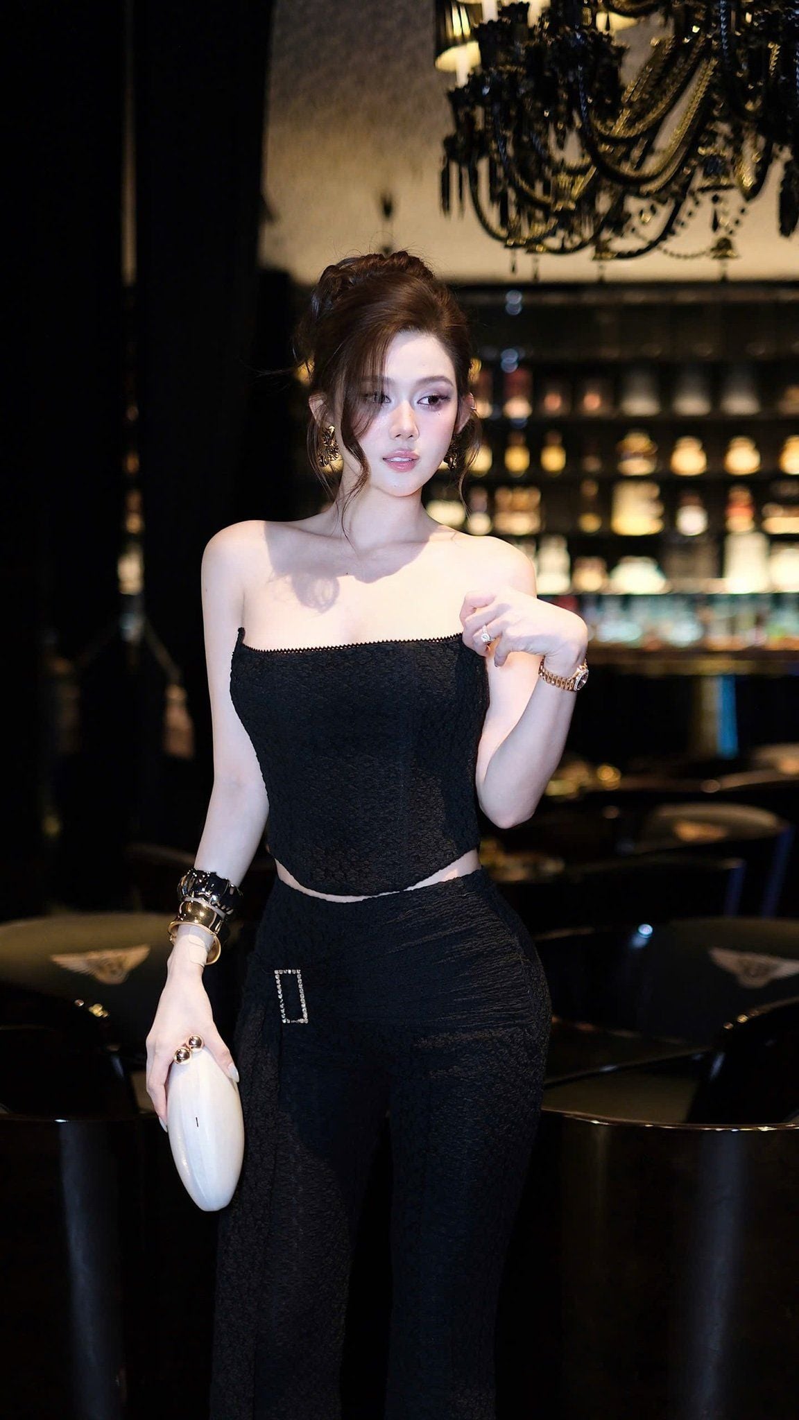 Set Áo Cup Ren Quần Loe