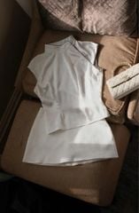 Set Lụa Tay Con Nút Bọc