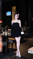 Đầm Babydoll Tầng Viền Đá