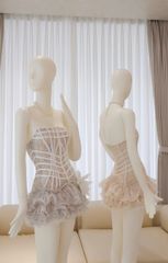 Đầm Cup Lưới Tầng Bèo