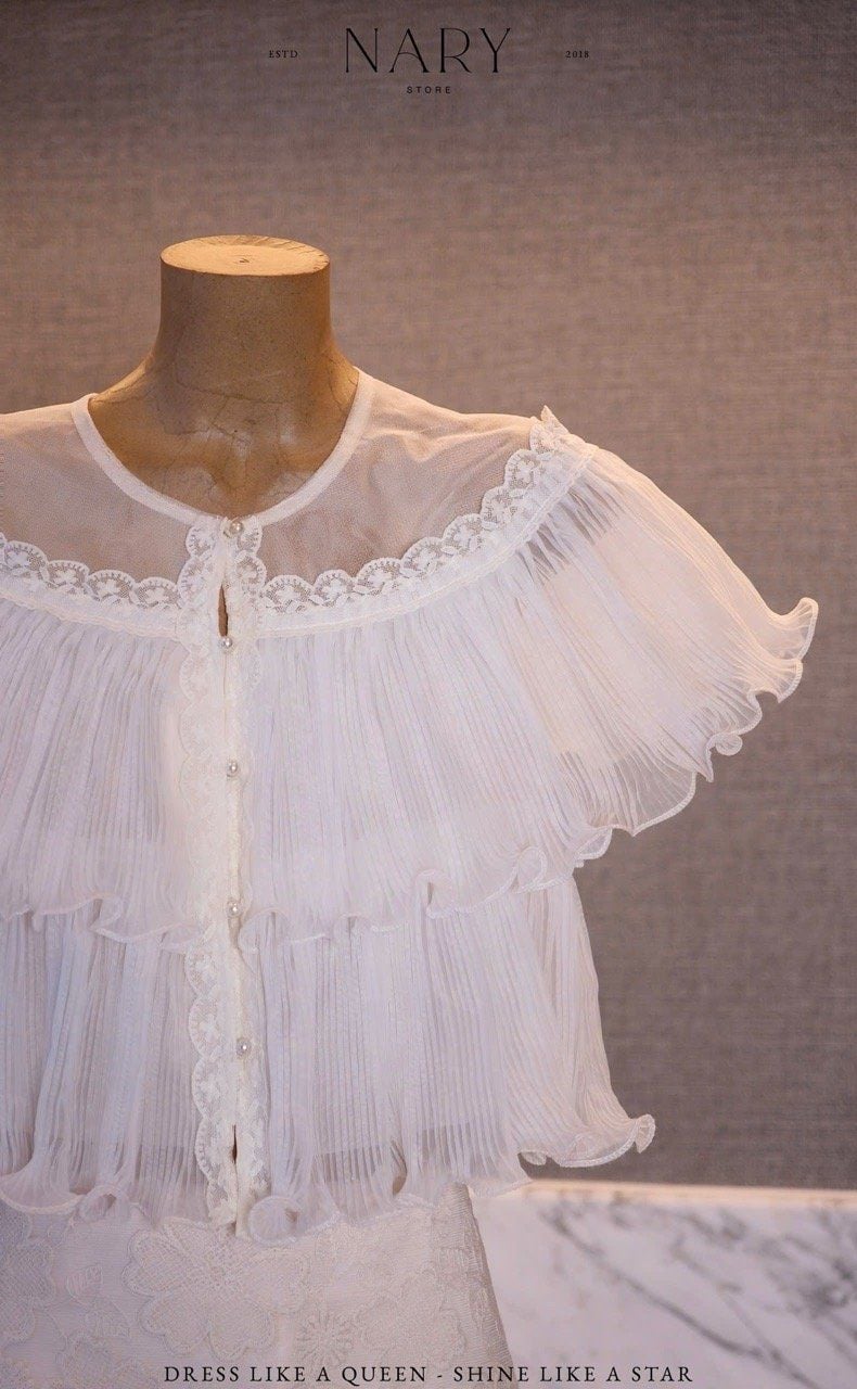 Set Áo Voan Tầng Cv Hoa