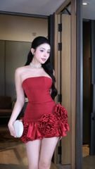 Đầm Cup Kết Hoa Tà Xéo