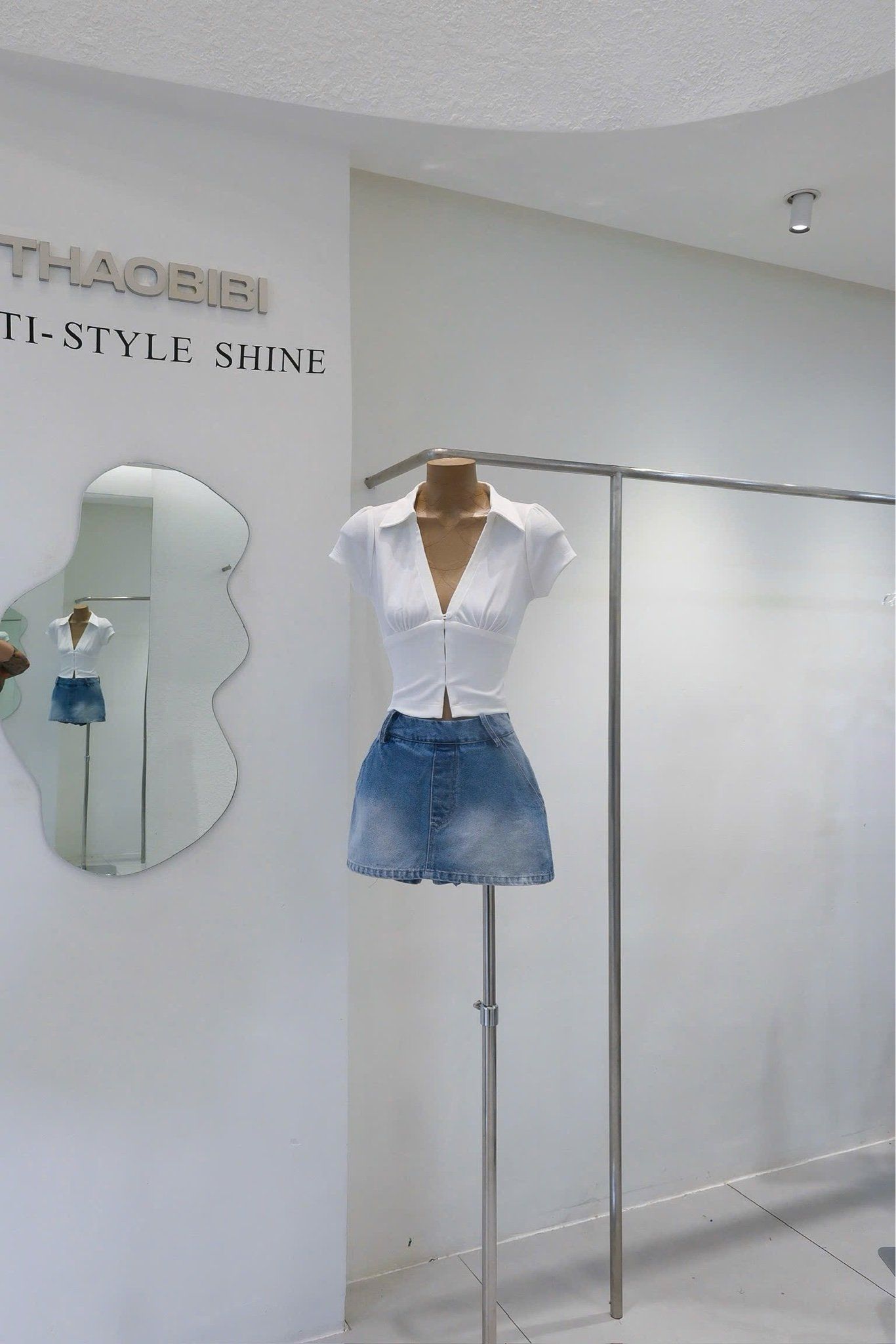 Áo Thun Cổ SM Tay Con