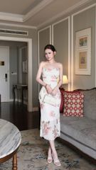 Đầm 2S Thun Lưới Nhún