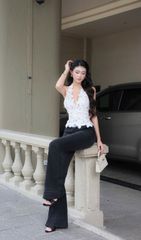 Áo Yếm Lưới Kết Hoa