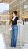 Áo Bodysuit Nhúng Phối Ren