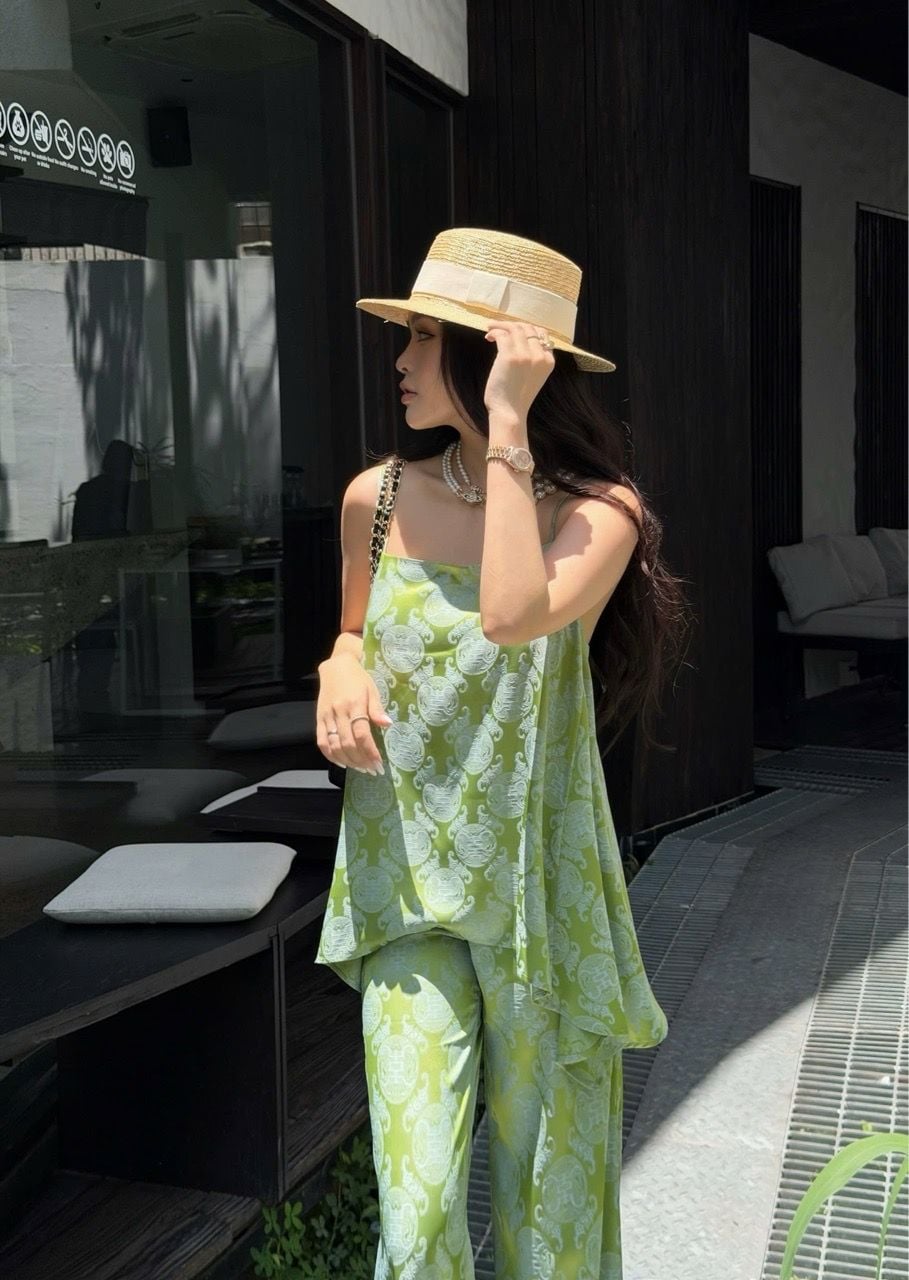 Set Lụa 2S Họa Tiết