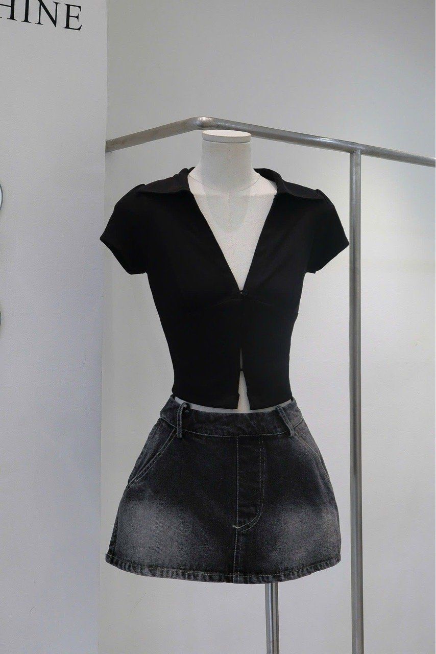 Áo Thun Cổ SM Tay Con