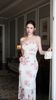 Đầm 2S Thun Lưới Nhún