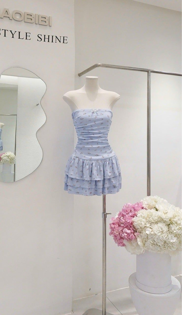 Đầm Ống Bèo Hoa Nhí