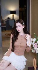 Set Áo Tay Loe Cv Xô