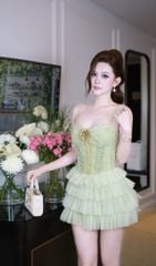 Đầm Ren Tầng Đính Hoa