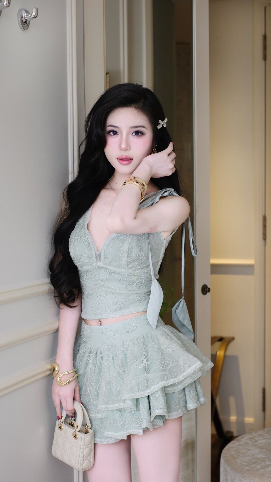Set Họa Tiết Kèm Thắt Dây