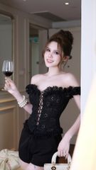 Áo Ren Đan Dây Bẹt Vai