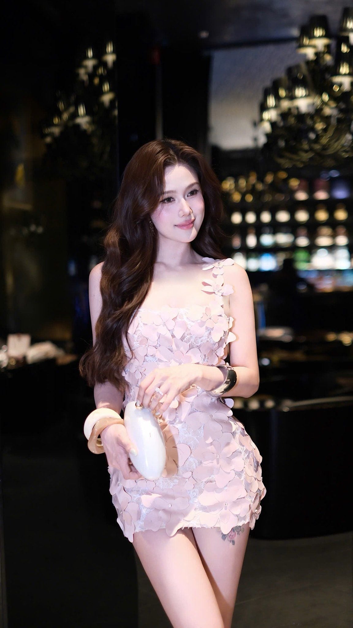 Đầm Ren Kết Hoa From A